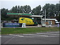 Service station on the A1198 in SG8 0AH