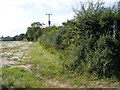 Footpath to the A144 Halesworth Road in Wenhaston with Mells Hamlet