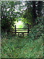 Stile on the path into town in MK46 4HH