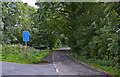 Single track road in Eccleston, Heskin & Charnock Richard Ward