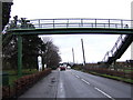 Footbridge over the A415 at Josca's School in Frilford