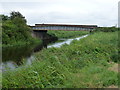 Railway bridge over drain next to West Road in PE11 3BD