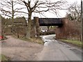 Railway bridge near Felsted in CM6 3LH