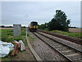Railway tracks at Campain's Lane, Deeping St Nicholas in PE11 3EU