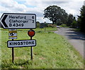 B4348 enters Kingstone in HR2 9NE