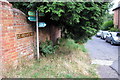 Footpath to St Osyth's well and beyond in HP22 5DU