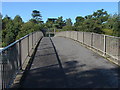 Footbridge over the M25 in KT15 1NR