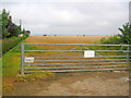 Field gateway off the Grantham Road in LN4 2QU