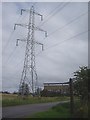 Electricity pylon by B9022 in AB54 7LW