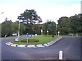 Unusual elongated roundabout on Upton Road on Bidston Hill in CH43 7ND