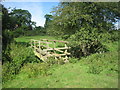 Footbridge and stiles near Walcot in Walcot Near Folkingham