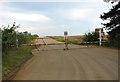 Access road to a Middleton Aggregates quarry in PE32 1NQ