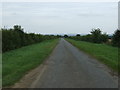 Norton Lane towards Bishop Norton in LN8 2AX