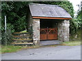 Steps and gate house to St. Tyssilio's Church in Llandissilio West Community
