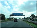 Gantry sign over the M6 in PR3 2JP