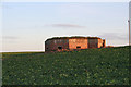 A lone bunker north of the abandoned military camp. in AB43 7BY
