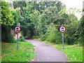 Traffic-free path on the edge of Woodley in RG5 4UF