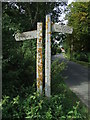Footpath Posts in Belchamp Otten