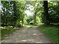 Gated entrance to private wood in TN6 1GW