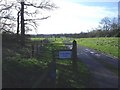 Entrance to Tockenham farm in SN4 7PS