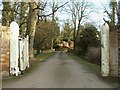 Driveway to Horseheath Lodge in CB21 4QP