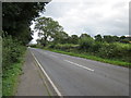 The A534 (Nantwich Road) near Broxton in CH3 9HR