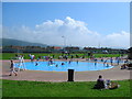 Paddling pool on the promenade at Aberavon Sands in SA12 7QA