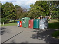Recycling bins, South Road in RG40 3DN