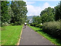 Cycle path beside Seaway Parade, Baglan in Baglan Moors Community