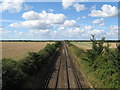Brighton to Portsmouth line near Oving in PO20 2DL