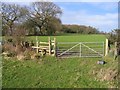Field Gate and Stile near Stryt-cae-rhedyn in Leeswood and Pontblyddyn Community