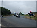 Roundabout on the A47 in PE6 7TN