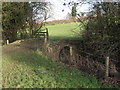 Brick bridge over stream in LE17 6PP
