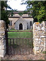 Gate to St Peter's in MK16 8LN