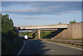 Road and rail bridges, A5, Shrewsbury bypass in SY3 0BF
