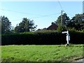 Direction sign, west of Brightling in TN19 7DW