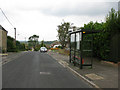 The Folly Crescent bus shelter on Grove Hill, Highworth in SN6 7JX