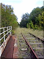 Disused Oxford Bletchley railway in MK18 3JU