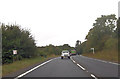 Entrance to Widmore Farm from A421 in MK18 4AJ