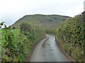Lane near Moel Bentyrch in SY21 0HY