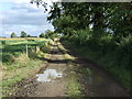 Farm track off Broughton Road in LE17 5EZ