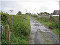 Track to West Welton farmhouse, Mauchline in KA5 6AL