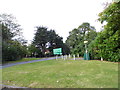 The exit from Farnham Royal playing fields in SL2 3BP