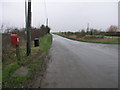 Red Box on a Grey Day in Swineshead and Holland Fen Ward