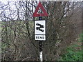Sharp Bend Sign Other Way in Swineshead and Holland Fen Ward