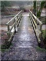 Footbridge across Highland Water, New Forest in SO43 7GE