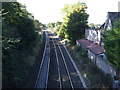 Railway towards Birmingham in B46 2LG