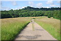 Footpath south of Tilsey Farm in GU6 8JJ