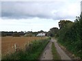 Road to Redsole Farm in CT18 7AT