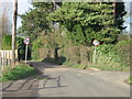 Entering Ickham from Wingham Road, Baye Lane on right in CT3 1RB